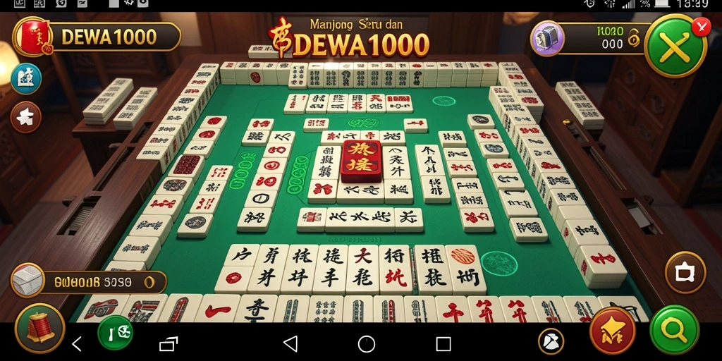 Tampilan gameplay seru dalam DEWA1000 yang penuh warna.