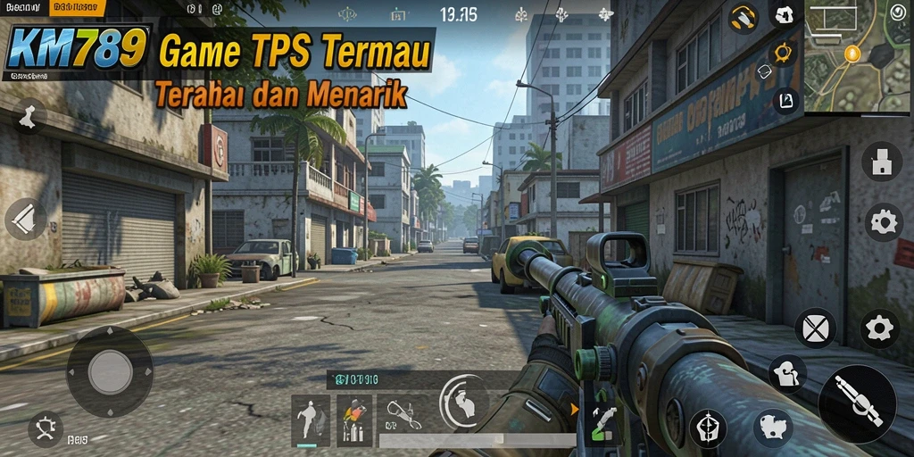 Screenshot gameplay KM789 yang menampilkan aksi pertempuran mendebarkan.