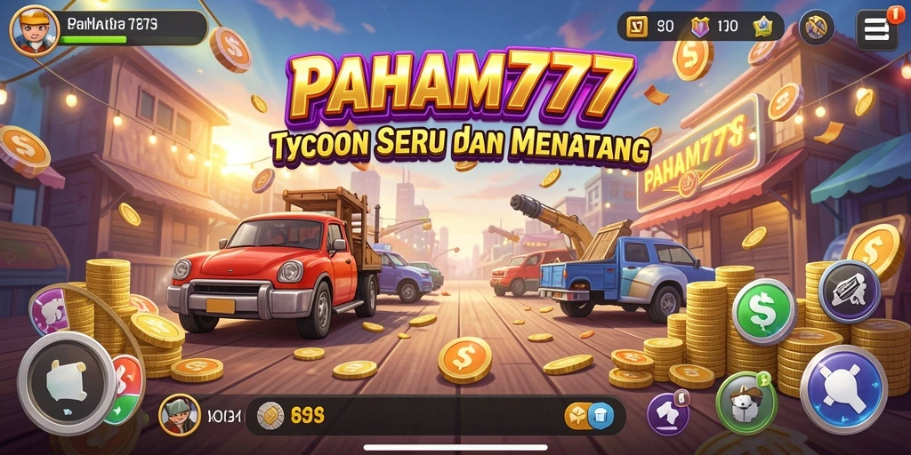 Tampilan gameplay PAHAM777 menampilkan strategi bisnis yang menarik.