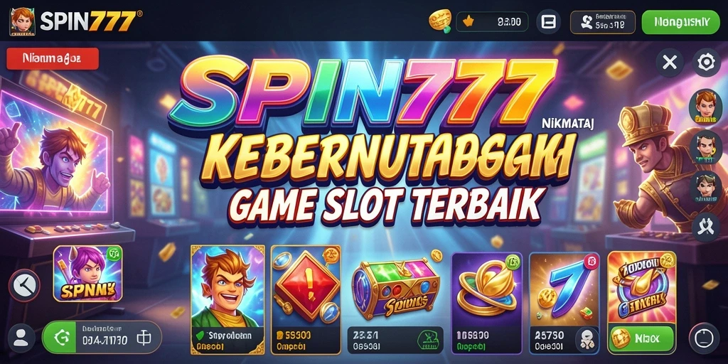 Screenshot gameplay SPIN777 menampilkan putaran yang menarik dan grafis yang memukau.