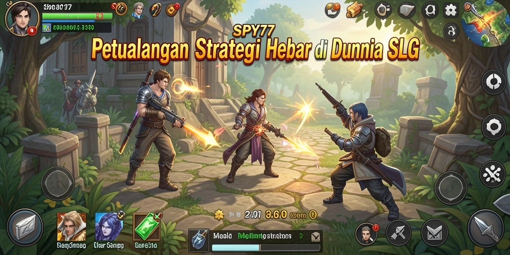 Tampilan seru gameplay SPY77 dengan strategi menarik.
